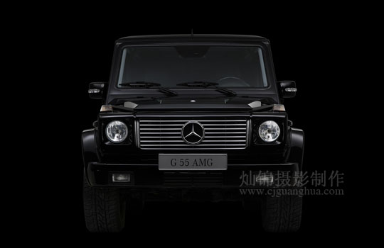 汽车摄影 汽车摄影师摄影奔驰benz G55 汽车摄影师李光华作品正前