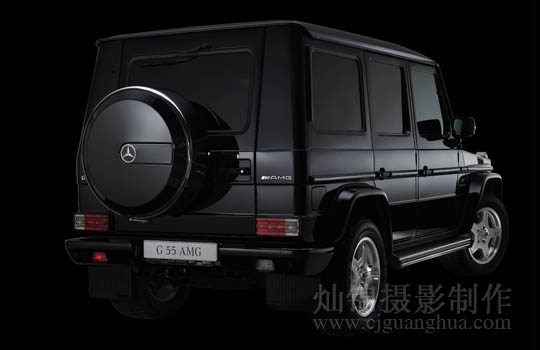 汽车摄影上海汽车摄影奔驰benz G55 汽车摄影右后45度