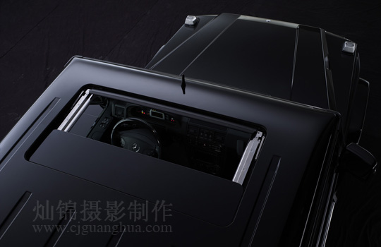 上海汽车广告摄影 汽车360摄影 汽车图片摄影奔驰benz G55 天窗