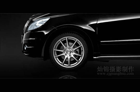 奔驰B200 汽车轮毂摄影,汽车平面摄影上海汽车平面摄影奔驰B200平面摄影车标 LOGO