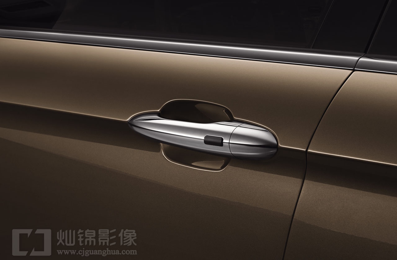 上海汽车摄影师 李光华作品 观致3门把手,上海汽车摄影 汽车配件摄影 观致3系 轮毂官图