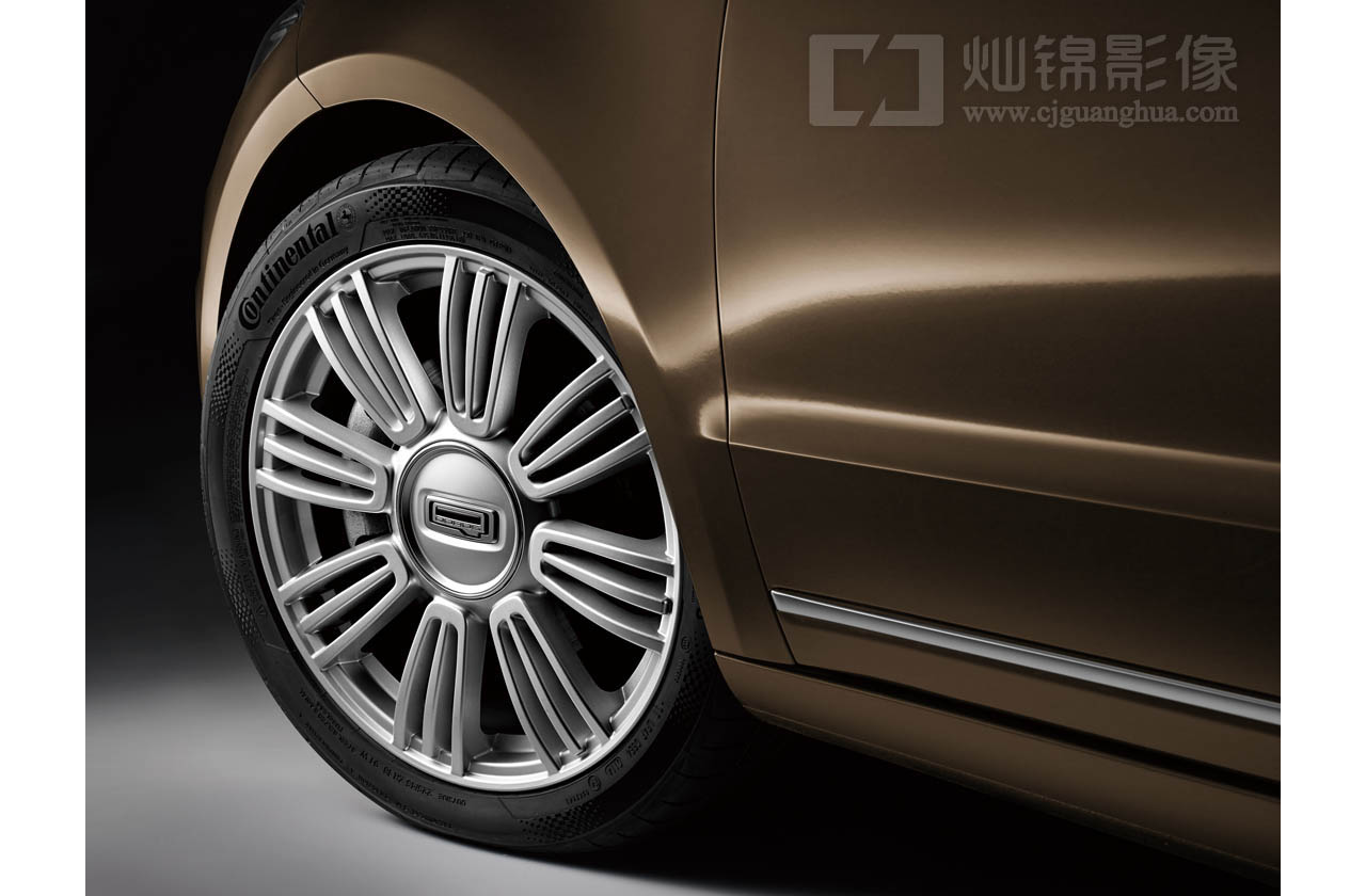汽车摄影公司摄影上海汽车摄影公司观致3系汽车摄影公司摄影 18寸钻石切割轮毂