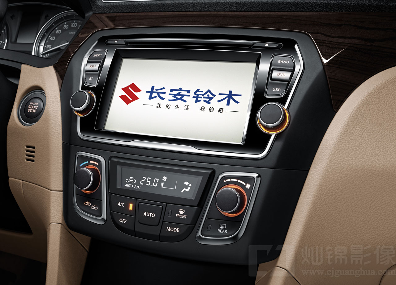 汽车拍摄 上海汽车拍摄 中控屏幕